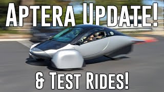 Aptera Update 2024 from Chris Anthony (CEO) and our first test ride!