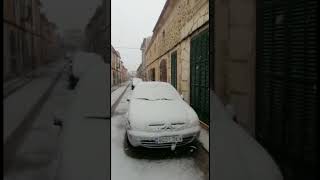 Nevada histórica en Mallorca!!! Villafranca de Bonany