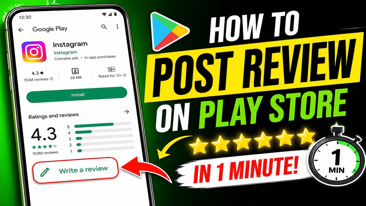 How to Post Review on Play Store - YouTube
