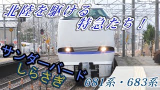 「サンダーバード・しらさぎ」 北陸を駆ける特急たち！！