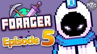 Forager Gameplay Walkthrough - Episode 5 - Crystal Cave! (Full Release)