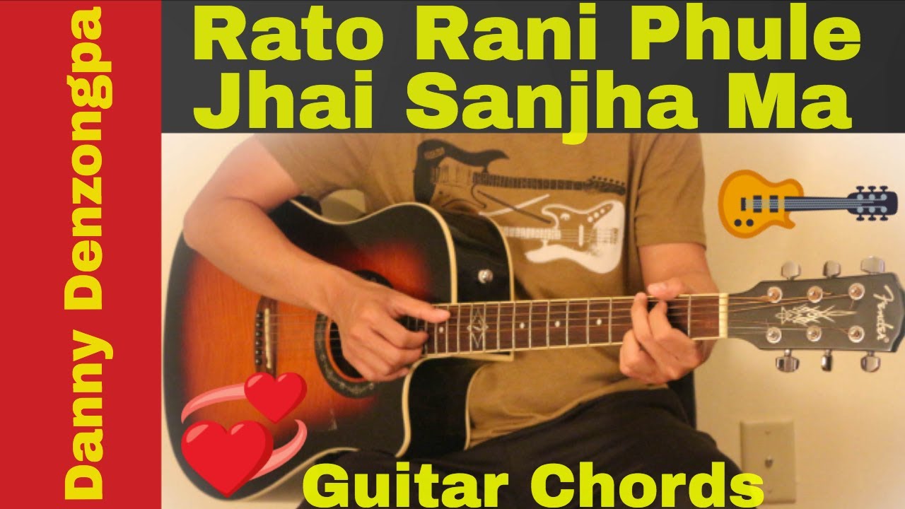 Rato Rani Phule Jhai Sanjha Ma - guitar chords - YouTube