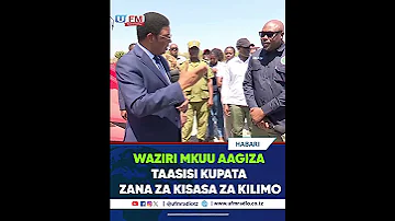 WAZIRI MKUU ATOA MAAGIZO KWA WIZARA YA KILIMO AHIMIZA ZANA ZA KISASA ZA KILIMO 
