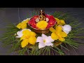 small urli decoration for Ganesh