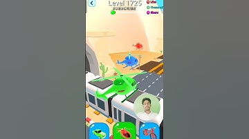 Shape-shifting Funny Race Gameplay Level-1725 New Hyper Casual Games #shorts #gameplay#shapeshifting