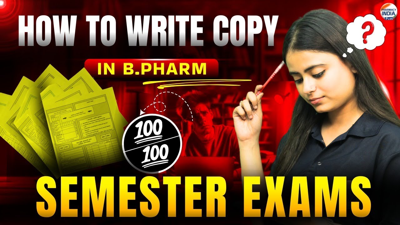 How To Write Copy In B.Pharm Semester Exams❓All Tips And Tricks ! 