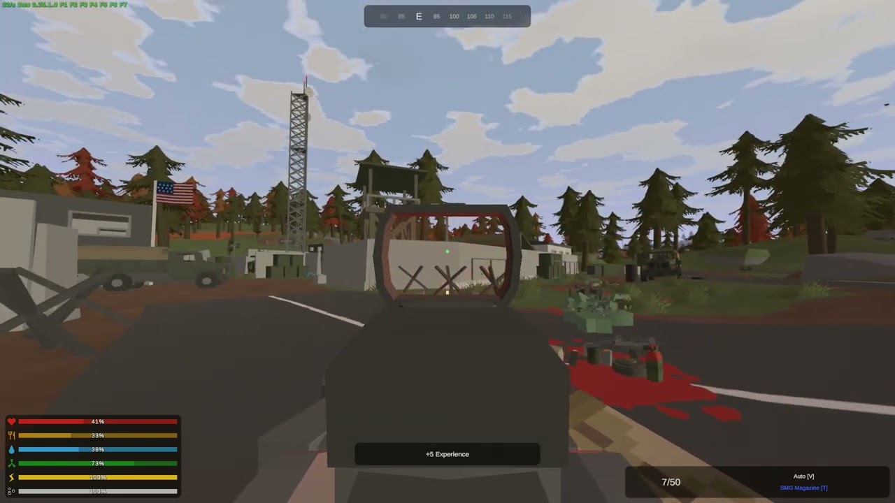 Unturned/ GT 1030 + Intel pentium G5400 FPS test