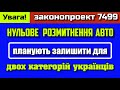 Нульове розмитнення автомобілів планують залишити для двох категорій українців