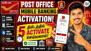 Post Office Mobile Banking Activation 2026 | India Post Mobile Banking Register & Activate Tamil