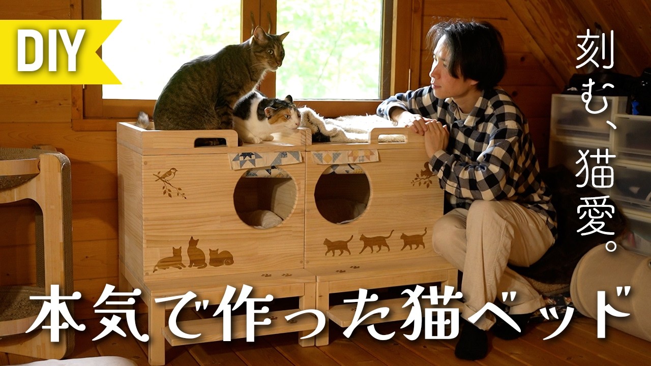 27 Engraving Cat Love with LaserPecker LP4 – A Serious DIY Cat