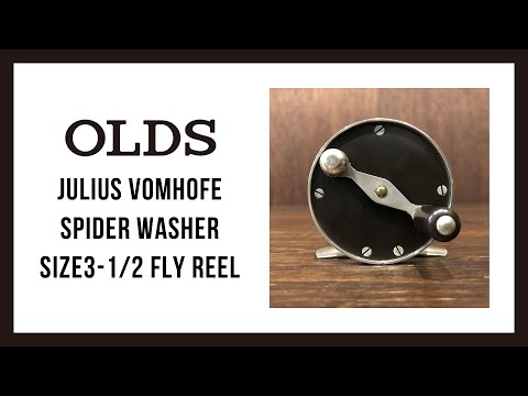 Julius Vomhofe Maker Spider Washer Size3-1/2 Fly Reel