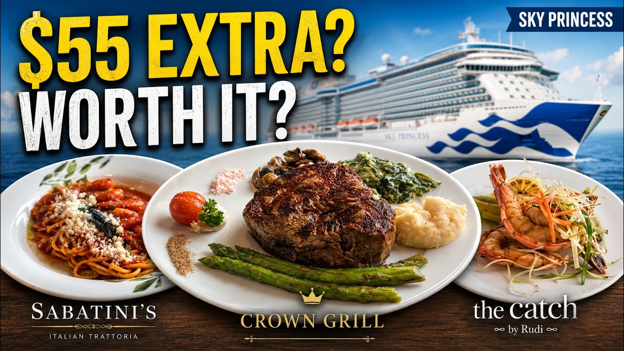 Sky Princess Specialty Dining: Is $55 Worth It?