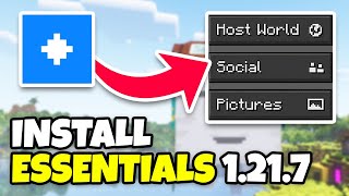 Celebrity How to Download & Install Essentials for Minecraft 1.21.7 - Play with Friends in Java Wealth