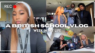 A BRITISH SCHOOL WEEK VLOG | what it’s really like in a British school… | Sixthform | 4arahh