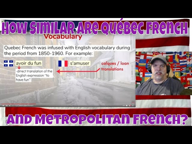 How Similar Are Québec French and Metropolitan French? REACTION class=