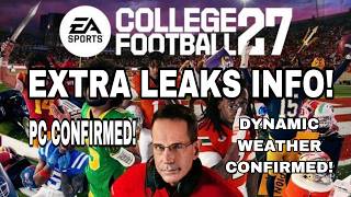 NEW College Football 27 LEAKS! PC CONFIRMED!