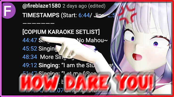 [ENG SUB/Hololive] Biboo called out Timestamper for "EXPOSING" her out [VOLUME WARNING]