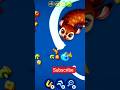 small snake kill the Long snake #music #subscribe #wormszone #gaming #like #wormszone