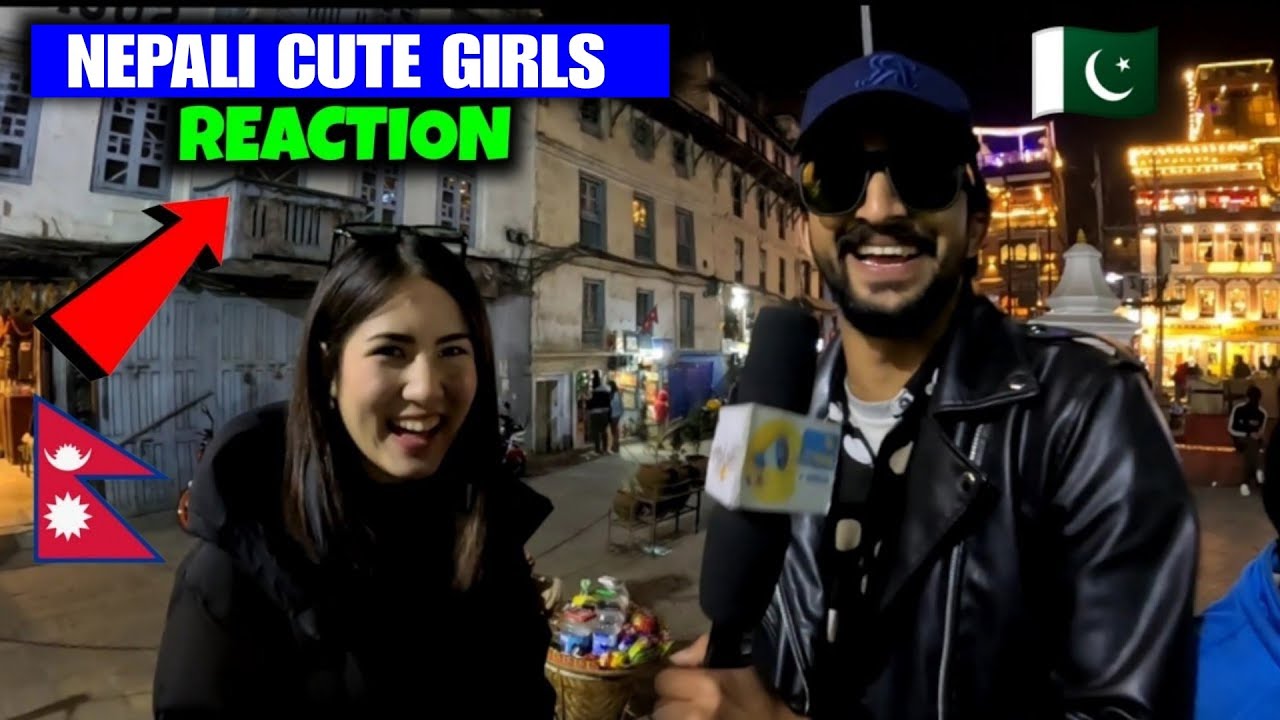 Nepali 🇳🇵 Tiktok viral girl Trending video.Qute girls Reaction About Nepal 🇳🇵. Kathmandu.