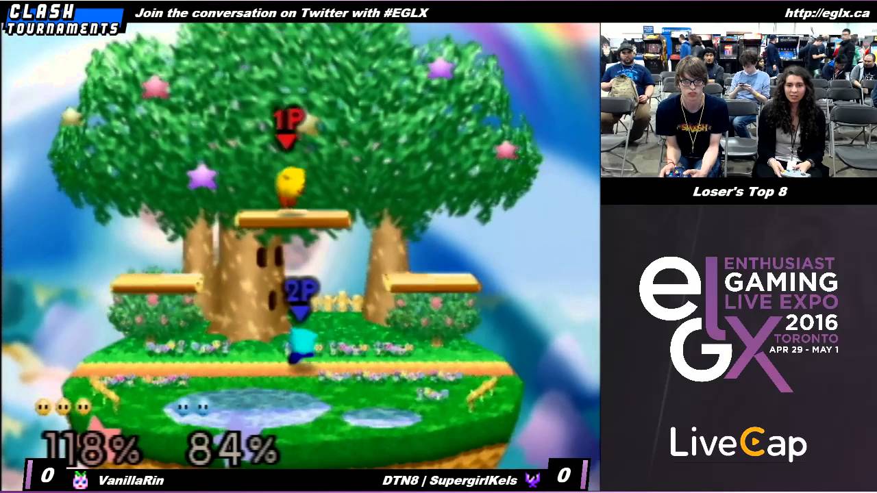 EGLX - VanillaRin vs SuperGirlKels - Smash 64