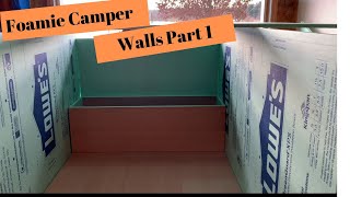 Foamie Camper Build: Walls part 1