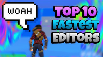 Top 10 *FASTEST* 1v1.lol editors 😱