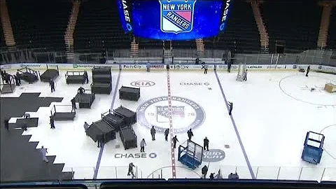 Basketball to Hockey time-lapse at MSG - DayDayNews