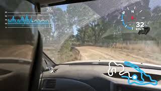 12 year old Max Radivo racing Shepparton khanacross in a Subaru Impreza RS