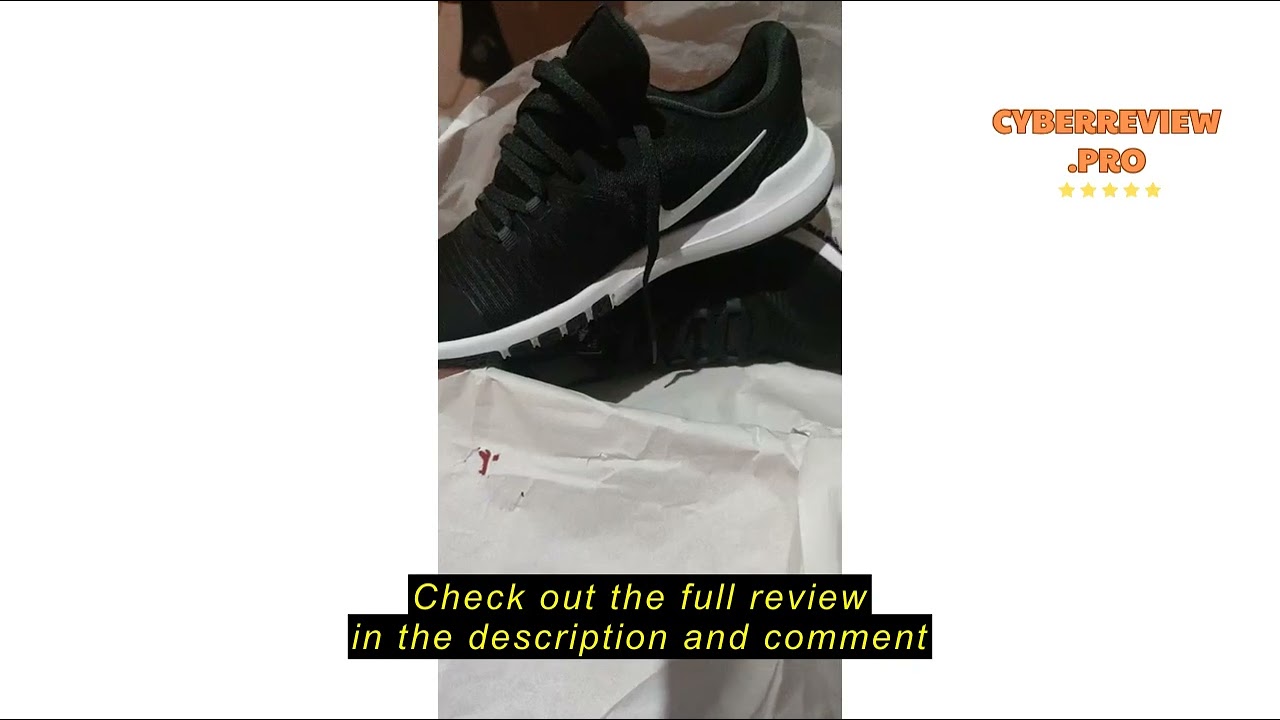 Review Nike Men's Flex Control Tr4 Cross Trainer, Black/White-Dark Smoke Grey-Smoke Grey, 11