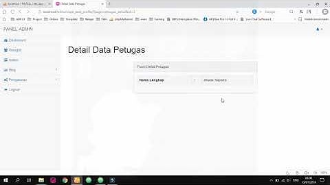 Cara Mudah Membuat Aplikasi Web Company Profile Sederhana di PHP - Bagian 8 Tabel & Menampilkan Data