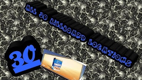 All 30 Billboard Locations - NfS PAYBACK