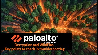 PanOS Decryption and WildFire configuration key points