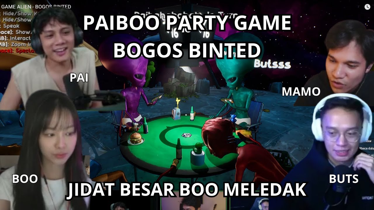 PAIBOO PARTY BOGOS BINTED BERSAMA MAMO AND BUTS #pai #boo