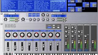 Korg Legacy Cell VST synthesizer (Korg) - Preview of 128 sound patches