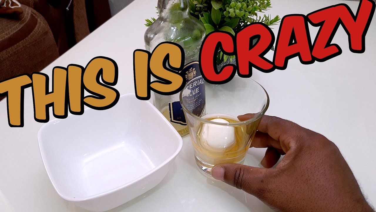 ALCOHOL DRENCHED BOILED EGG