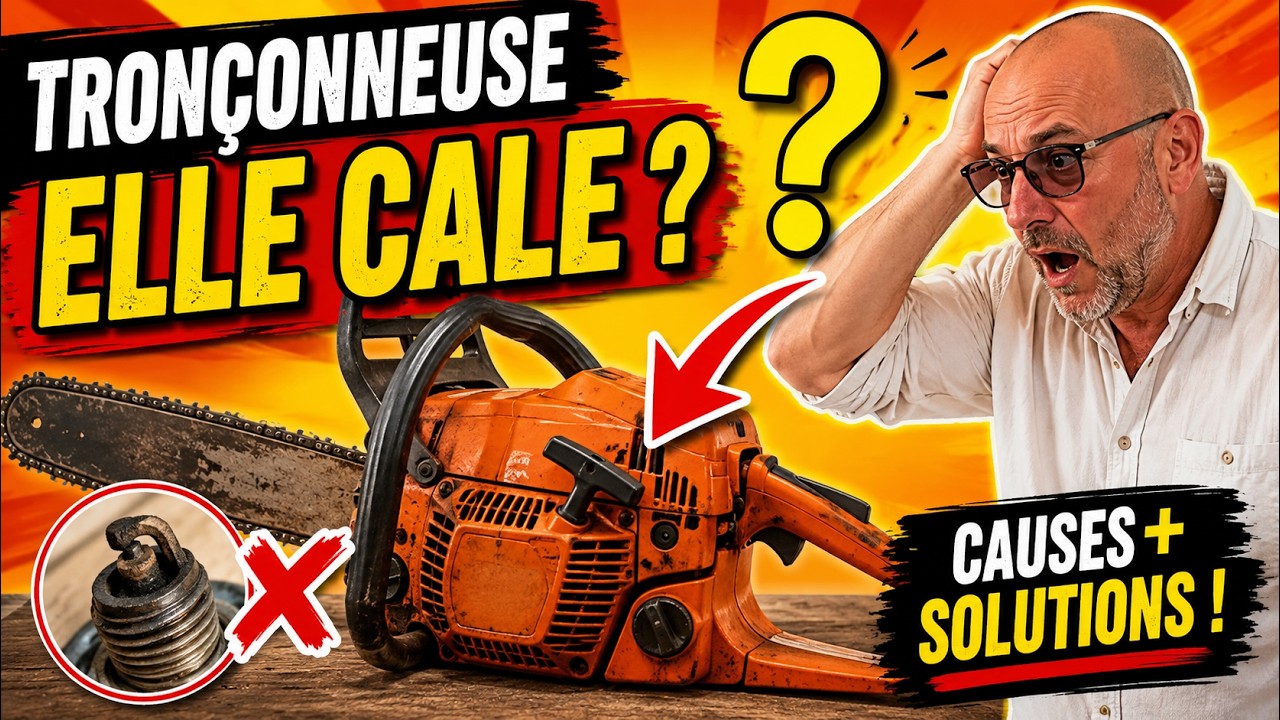 TRONCONNEUSE QUI NE DEMARRE PAS OU QUI CALE APRES DEMARRAGE YouTube — free download