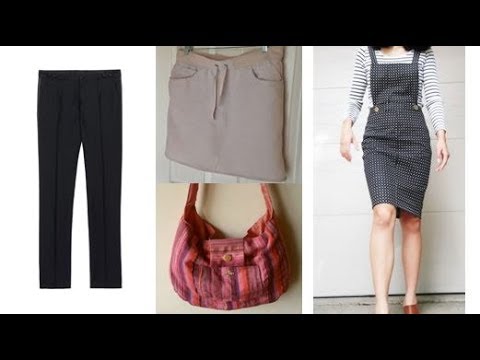 10 Ways to Reuse or Repurpose old Trousers or Pants  Learning Process   YouTube