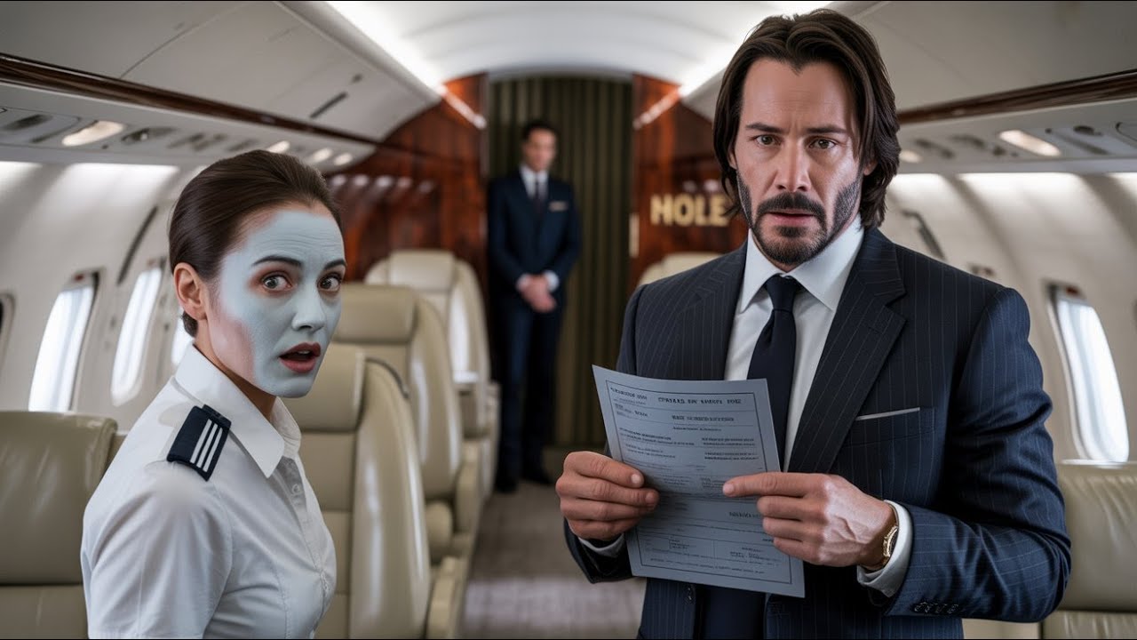 Luxury jet staff humiliates Keanu, but when he reveals his true status, the employee goes pale with.