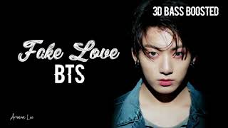 BTS - FAKE LOVE [3D BASSBOOSTED] | Arriana Lee
