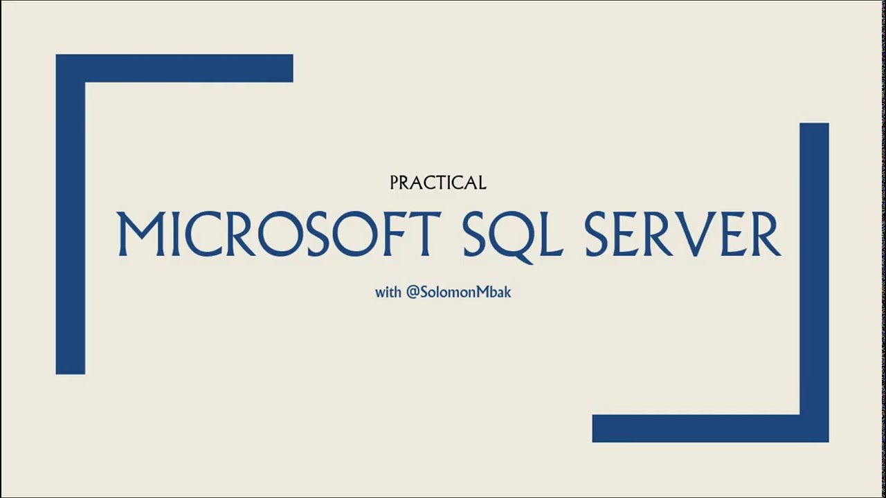 16. Transactions - Practical Microsoft SQL Server - YouTube
