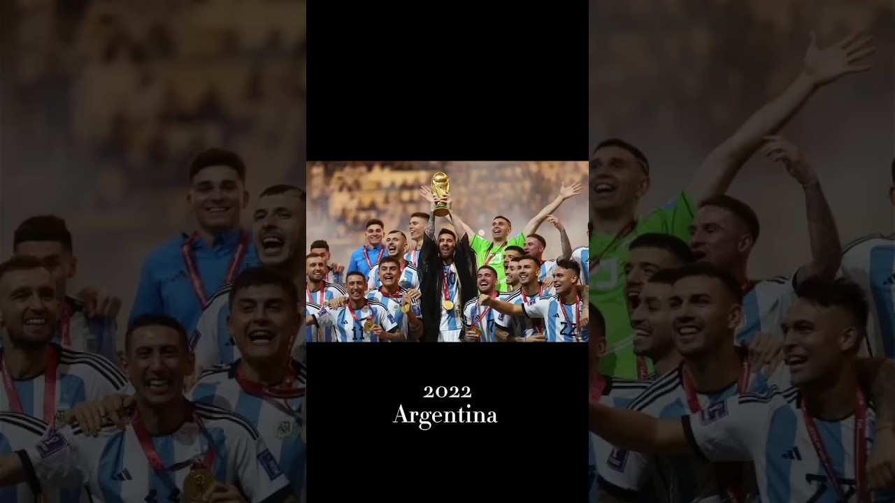 2002 to 2022 world cup winners.