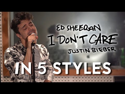 Ed Sheeran & Justin Bieber - I Don't Care | COVER in 5 STYLES (EDM, PUNK ROCK, ACAPELLA...)