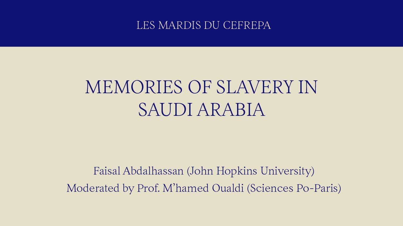 Memories of Slavery in Saudi Arabia - YouTube