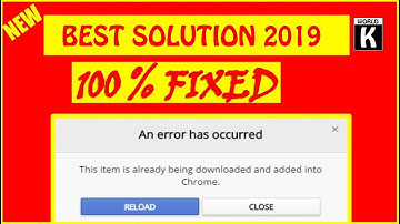 Solved: "An Error Has Occurred" "Network_Failed On Chrome Web Store" | Urdu Hindi Tutorial