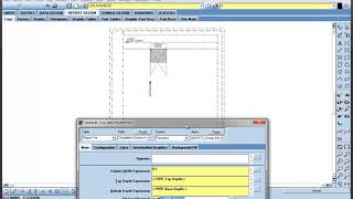 well graphic column construction