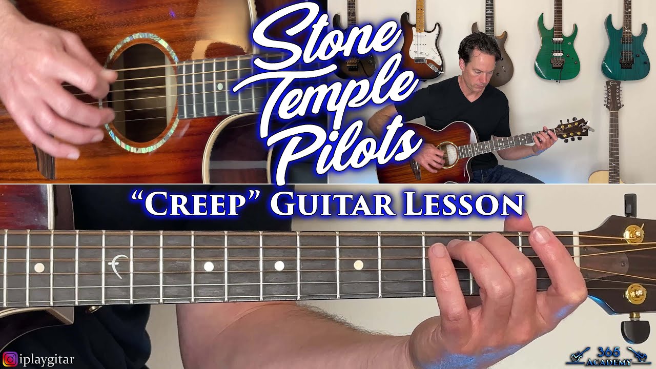 Stone Temple Pilots Creep Guitar Lesson YouTube