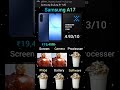 samsung A17 rating😘❤️ #shortes #viral #iqoo #samsung