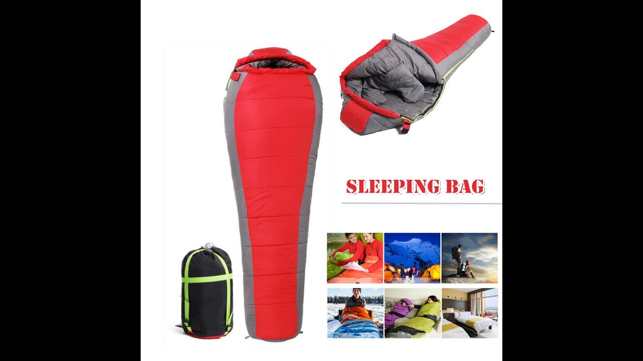 Waterproof Folding Storage Sleeping Bag Review YouTube