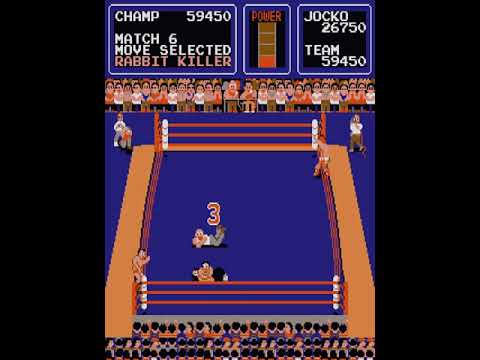 Data Driven Gamer: Tag Team Wrestling (Technos Japan, 1984 arcade, 60fps)