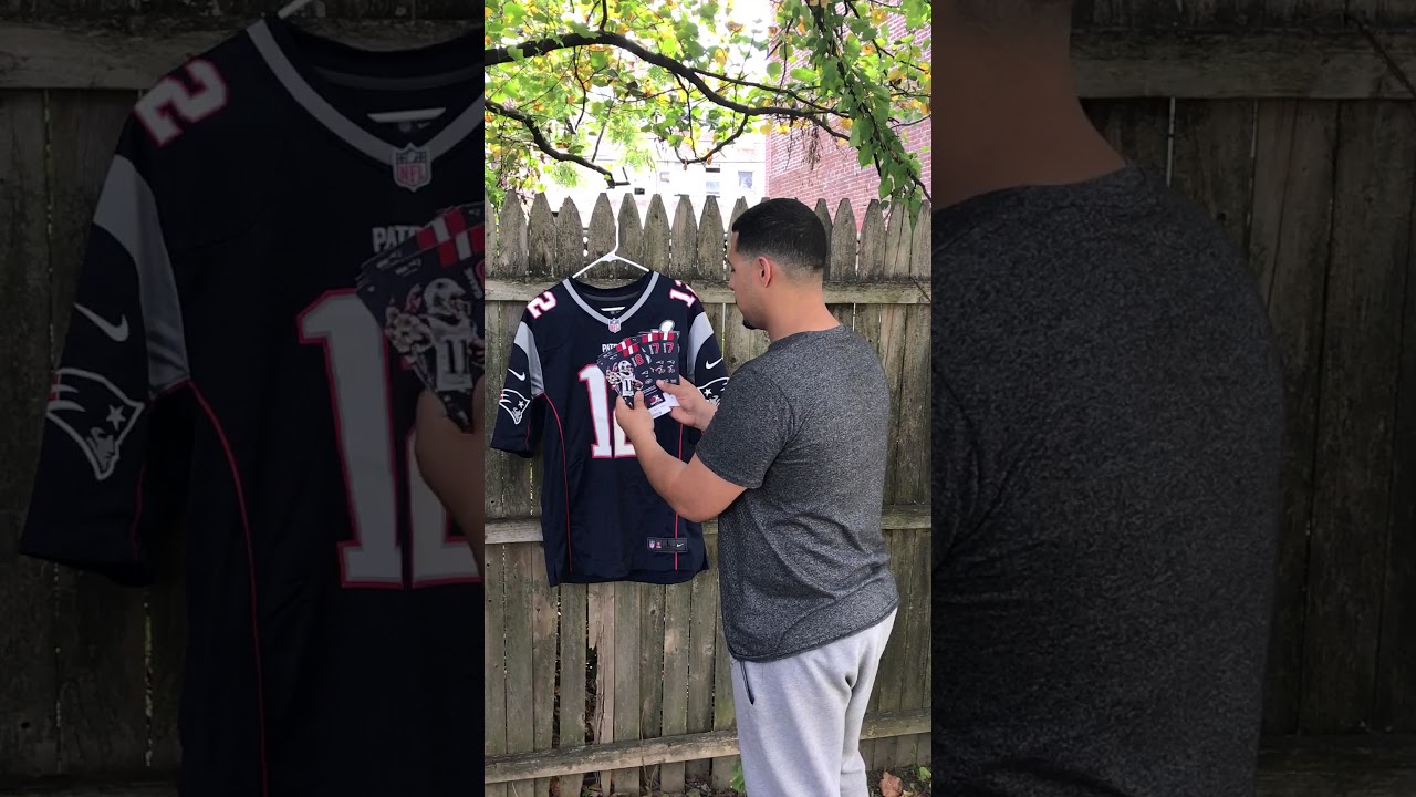 burning tom brady jersey